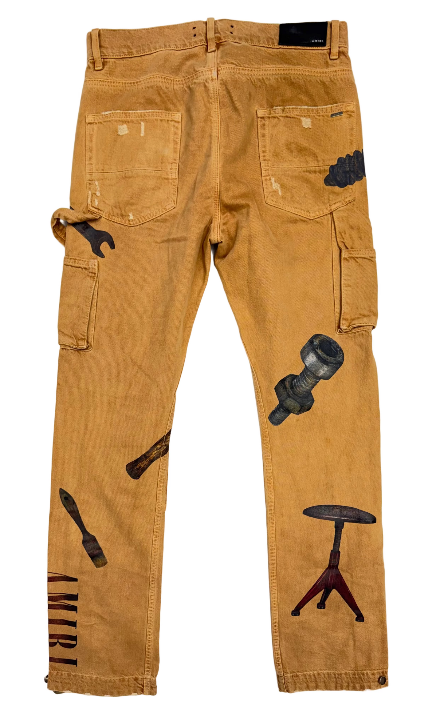 Amiri Rhee Studio Carpenter Pant 'Ermine' (Pre-Owned)
