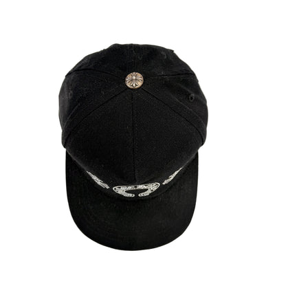 Chrome Hearts Horseshoe Denim Baseball Hat 'Black' (Pre-Owned)