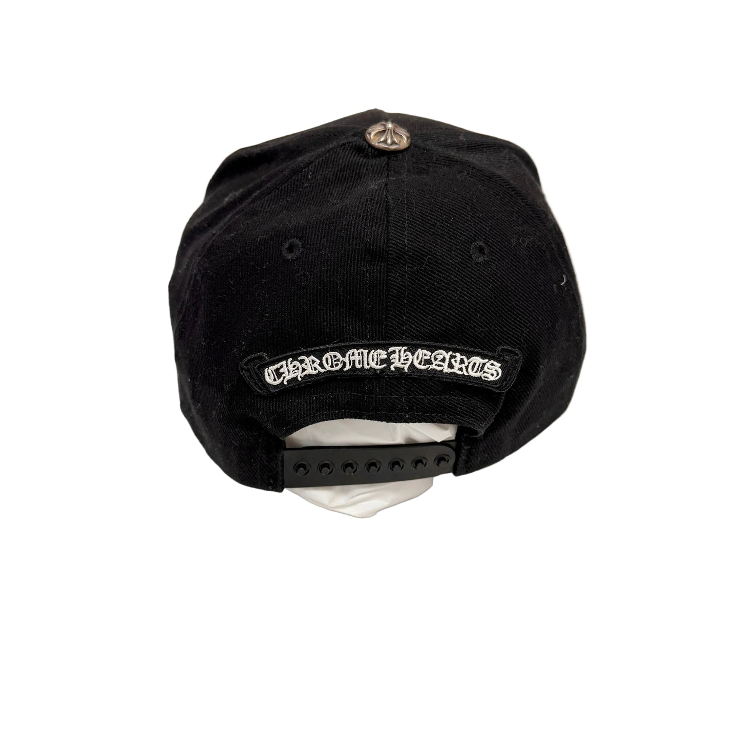 Chrome Hearts Horseshoe Denim Baseball Hat 'Black' (Pre-Owned)