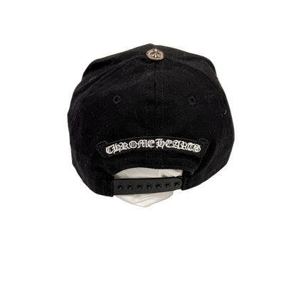 Chrome Hearts Horseshoe Denim Baseball Hat 'Black' (Pre-Owned)