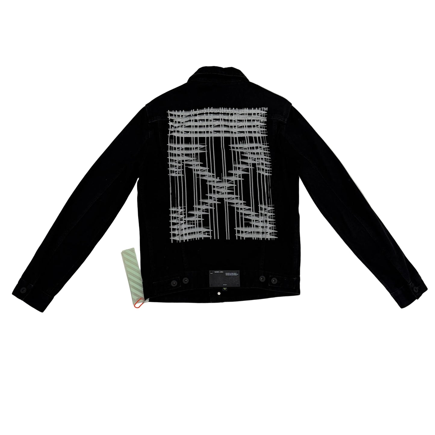 Off-White Black Denim Jacket (Pre-Owned)