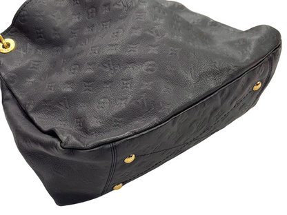 Louis Vuitton Black Empreinte Artsy Hobo MM (Pre-Owned)