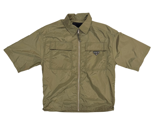Prada Short-Sleeve Re-Nylon Shirt (Pre-Owned)