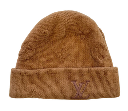 Louis Vuitton LV Crush Monogram Beanie Camel (Pre-Owned)