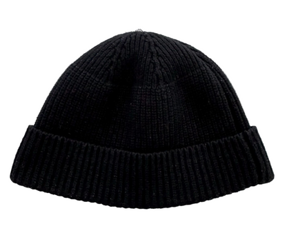 Chrome Hearts Cross 3 Cemetery Cross Patch Beanie Cap Black (Pre-Owned)