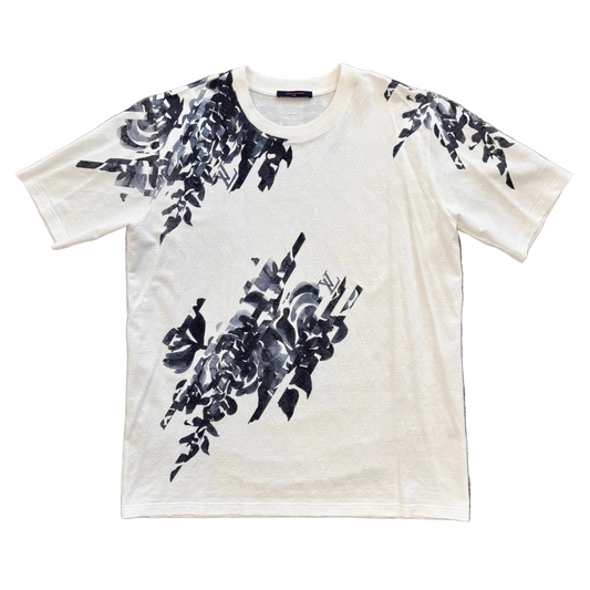 Louis Vuitton Summer Cotton Monogram Letter T-Shirt (Pre-Owned)