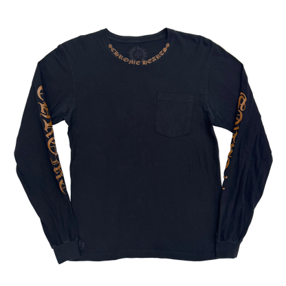 Chrome Hearts Neck Logo L/S T-Shirt (Pre-Owned)