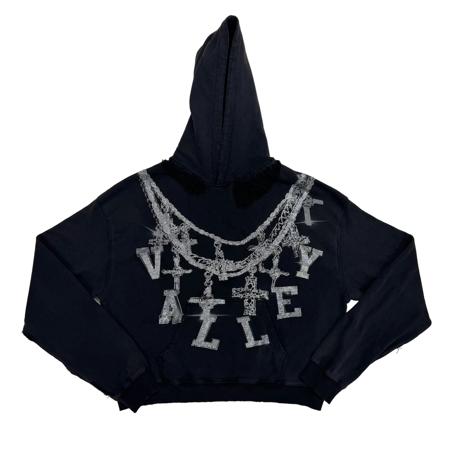 Vale Forever Big Chain Hoodie 'Black' (Pre-Owned)