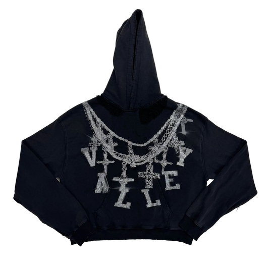 Vale Forever Big Chain Hoodie 'Black' (Pre-Owned)