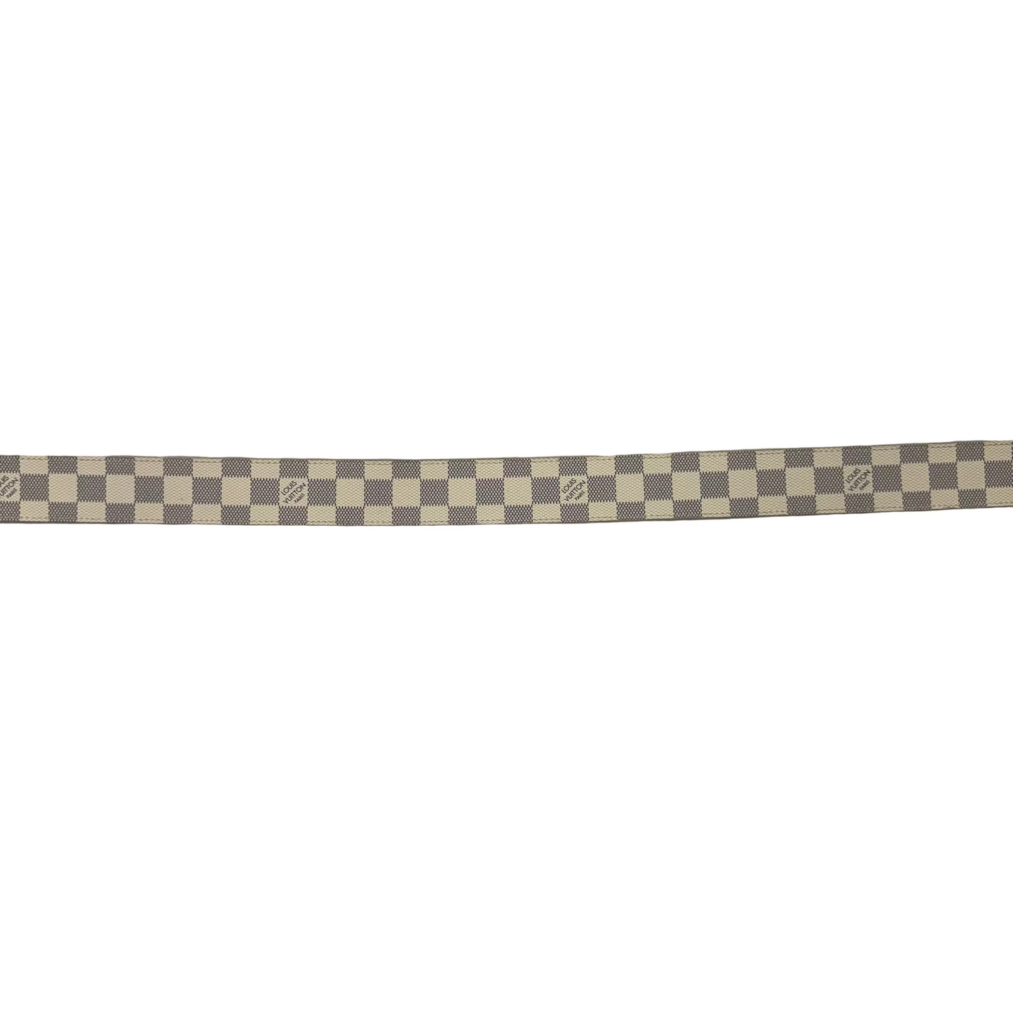 Louis Vuitton Belt Initiales Damier Azur Blue/White 90/36 (Pre-Owned)