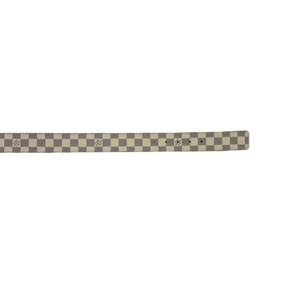 Louis Vuitton Belt Initiales Damier Azur Blue/White 90/36 (Pre-Owned)