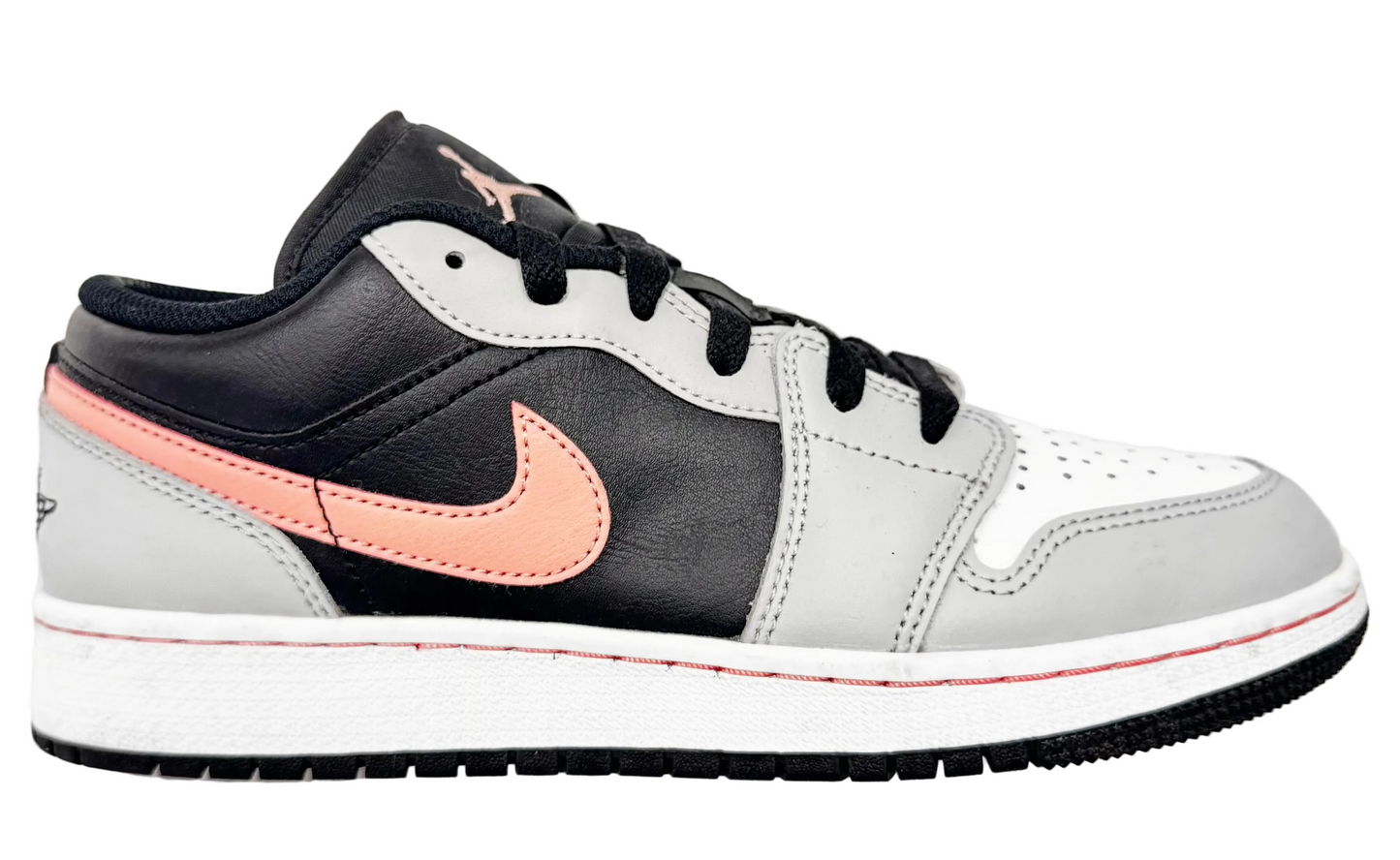 Jordan 1 Low Black Grey Pink (GS) (Pre-Owned)