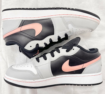 Jordan 1 Low Black Grey Pink (GS) (Pre-Owned)