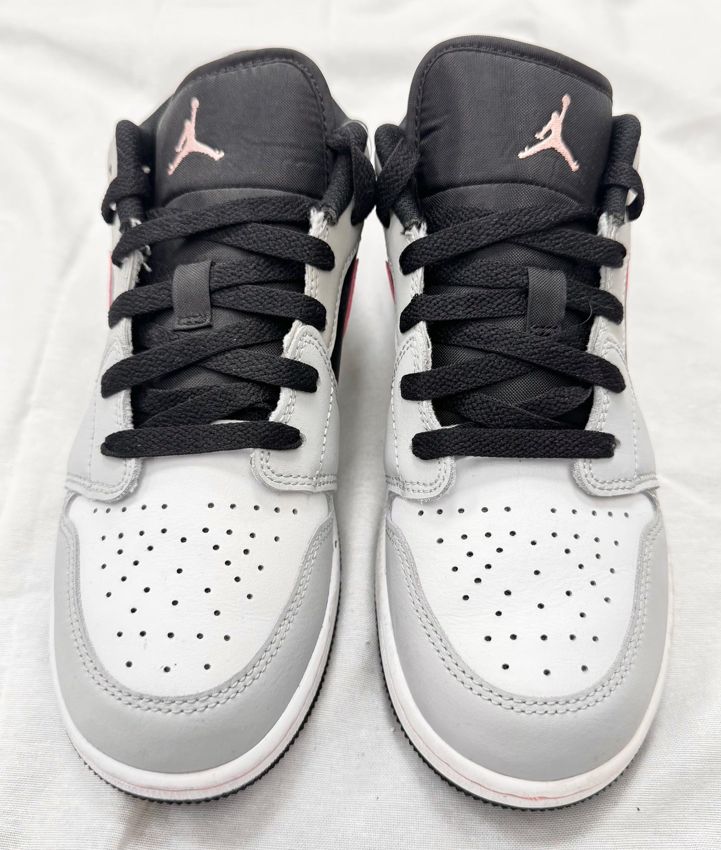 Jordan 1 Low Black Grey Pink (GS) (Pre-Owned)
