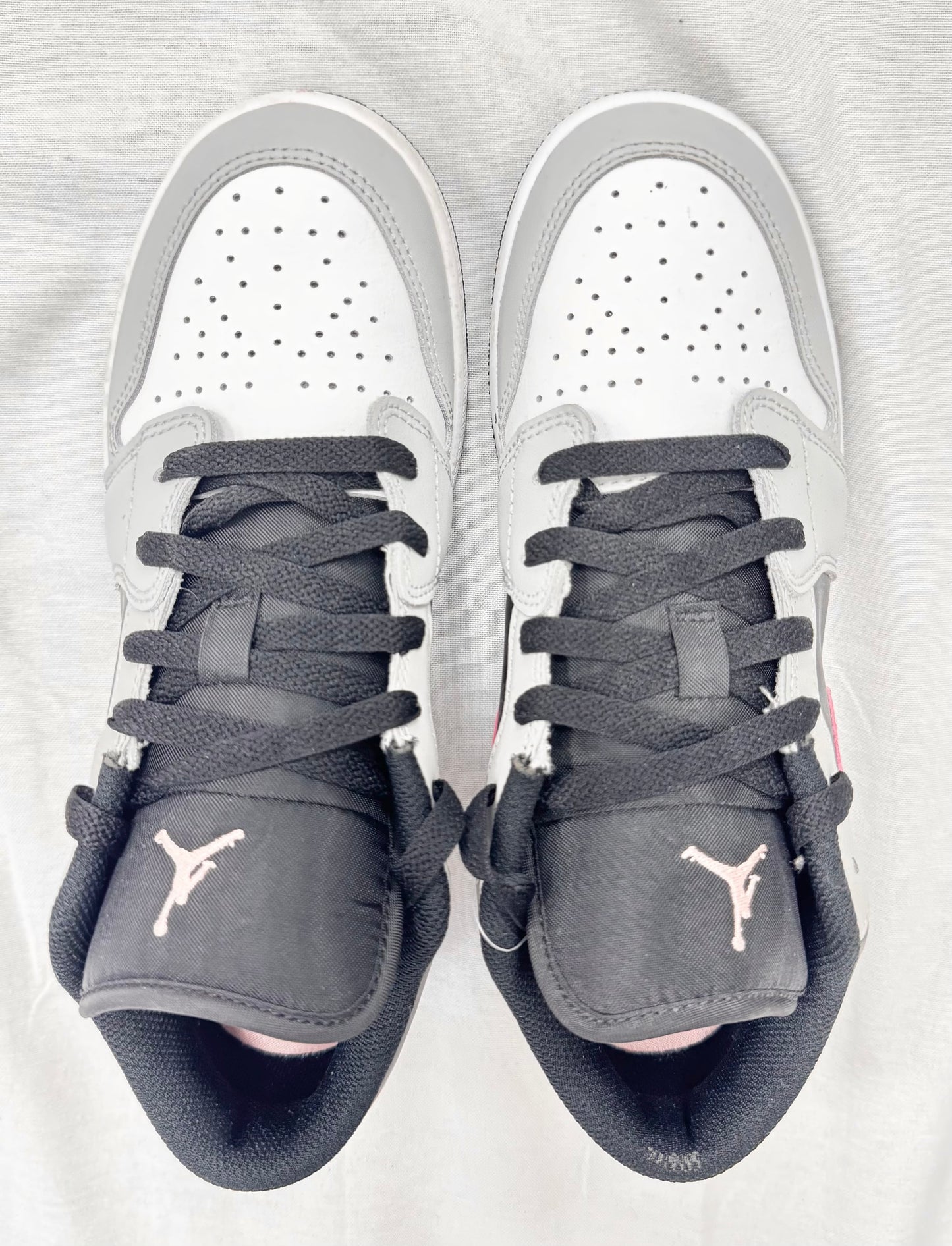 Jordan 1 Low Black Grey Pink (GS) (Pre-Owned)