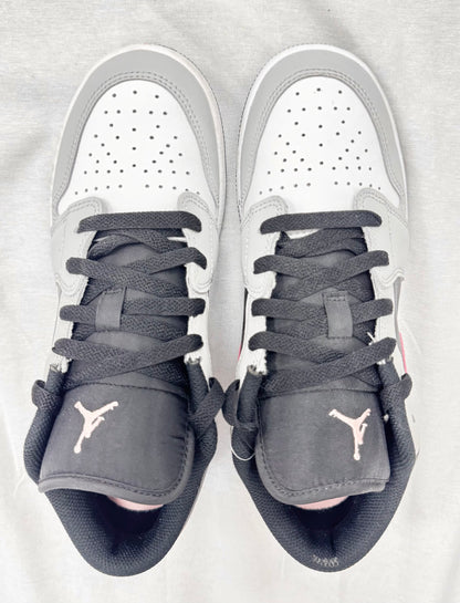 Jordan 1 Low Black Grey Pink (GS) (Pre-Owned)