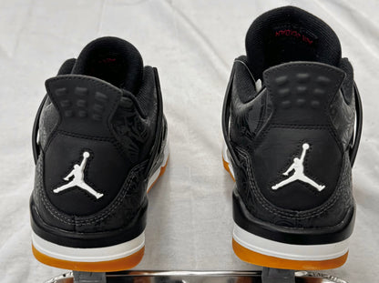 Jordan 4 Retro Laser Black Gum (GS) (Pre-Owned)
