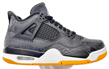 Jordan 4 Retro Laser Black Gum (GS) (Pre-Owned)