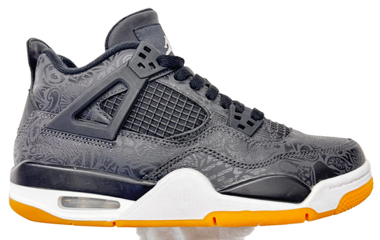 Jordan 4 Retro Laser Black Gum (GS) (Pre-Owned)
