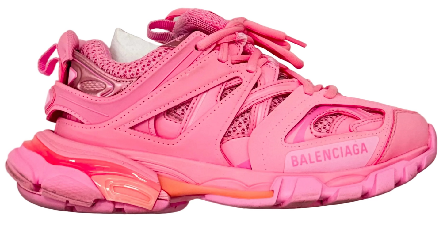 Balenciaga Wmns Track Sneaker 'Fluo Pink' (Pre-Owned)