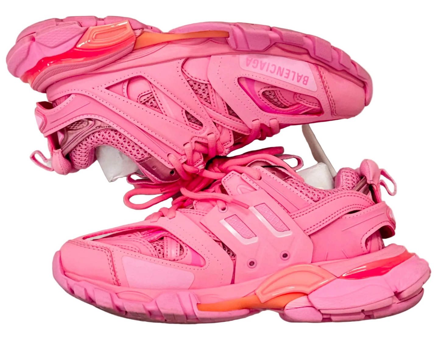Balenciaga Wmns Track Sneaker 'Fluo Pink' (Pre-Owned)