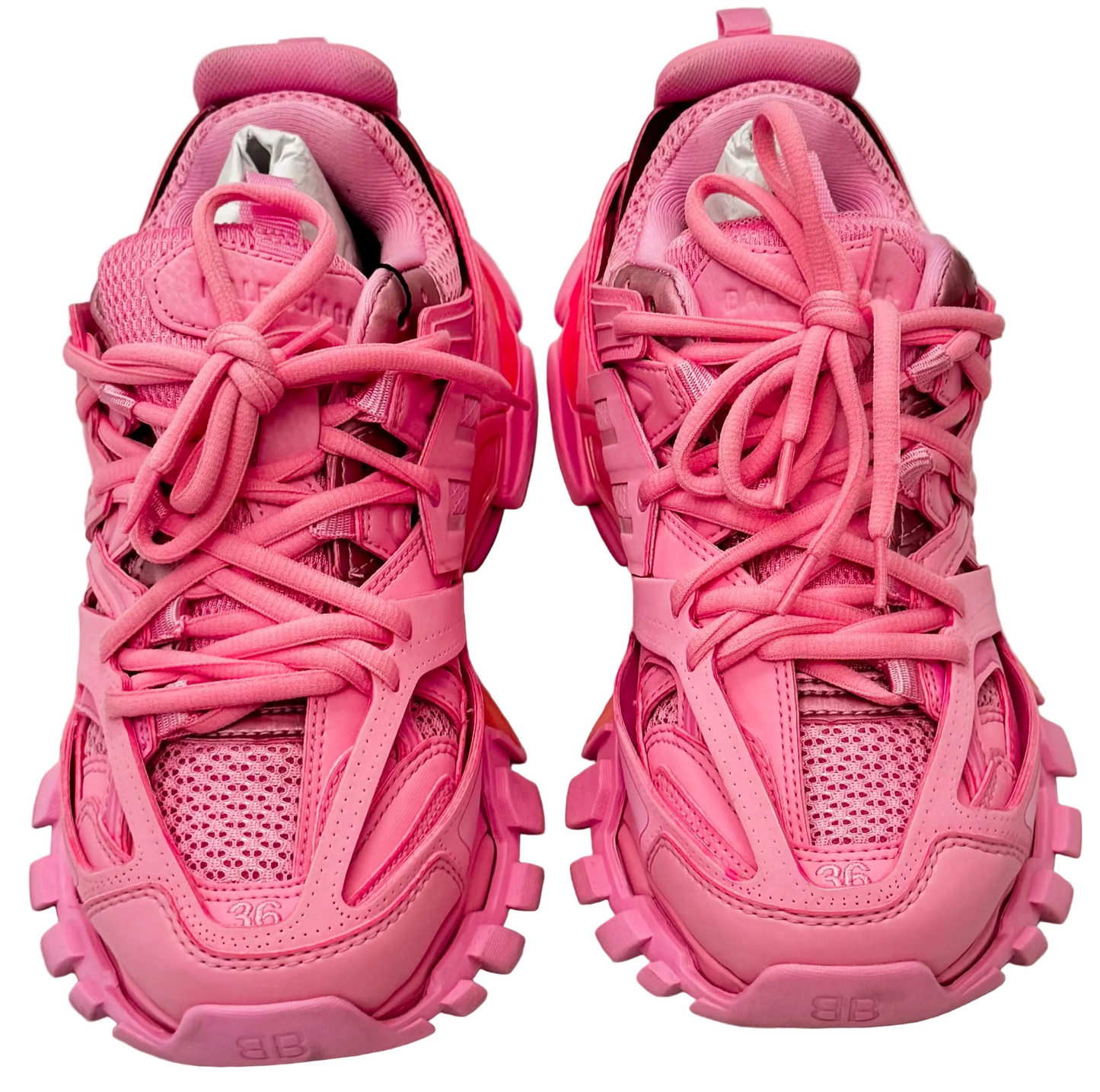 Balenciaga Wmns Track Sneaker 'Fluo Pink' (Pre-Owned)
