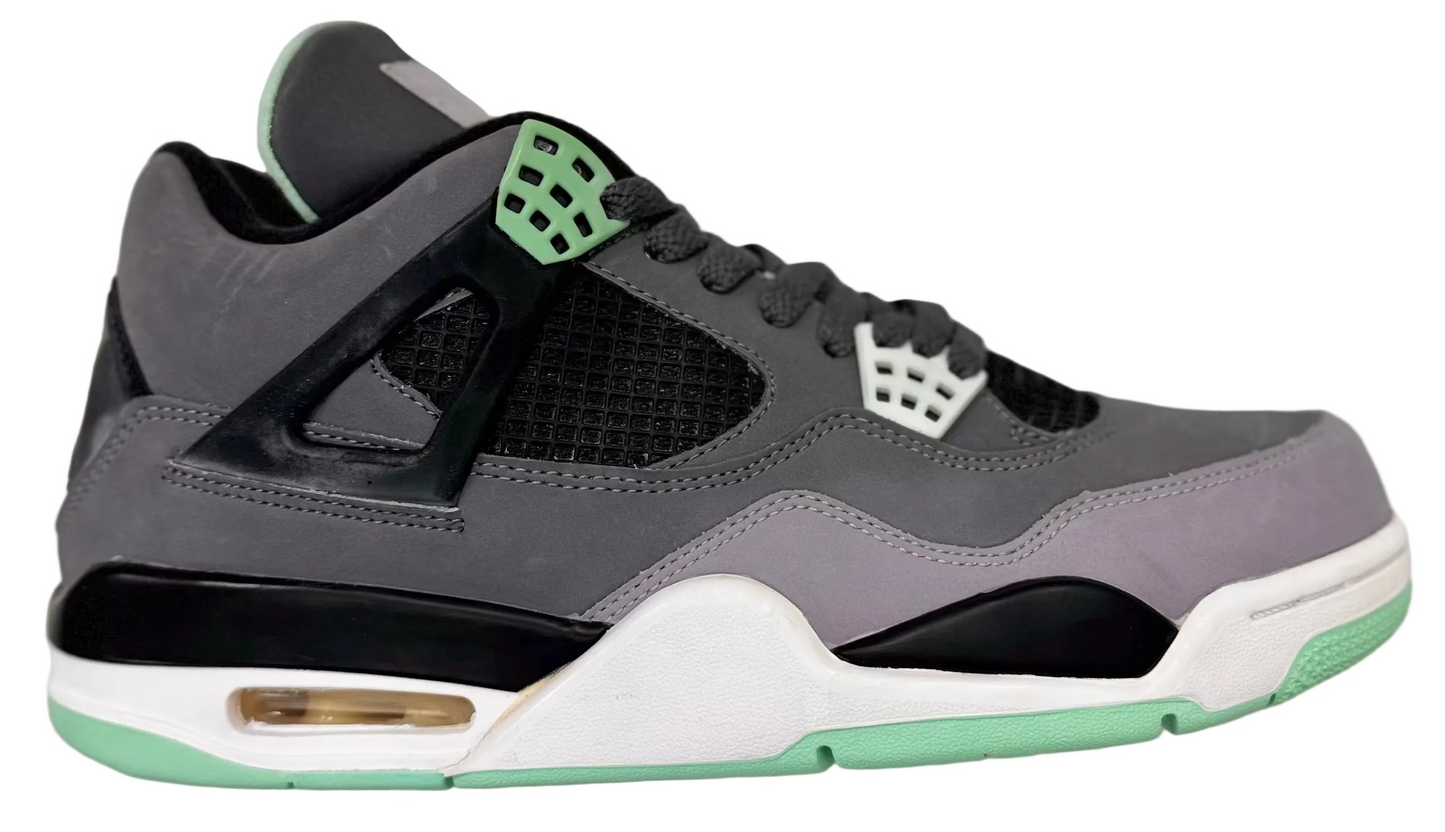 Jordan 4 Retro Green Glow (Flaw)