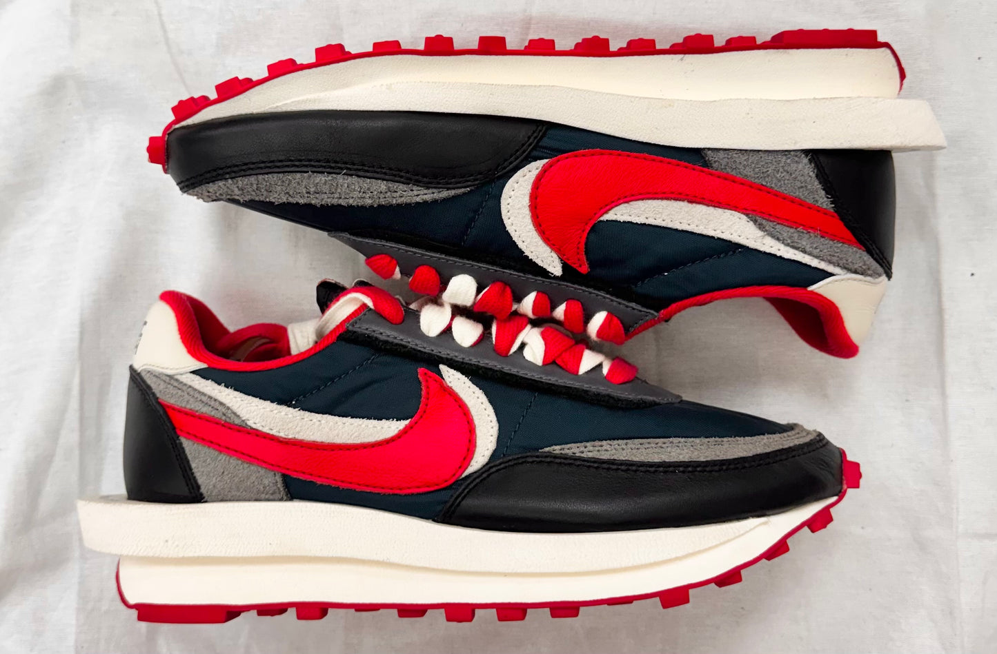 Nike LD Waffle sacai Undercover Midnight Spruce University Red (Pre-Owned)