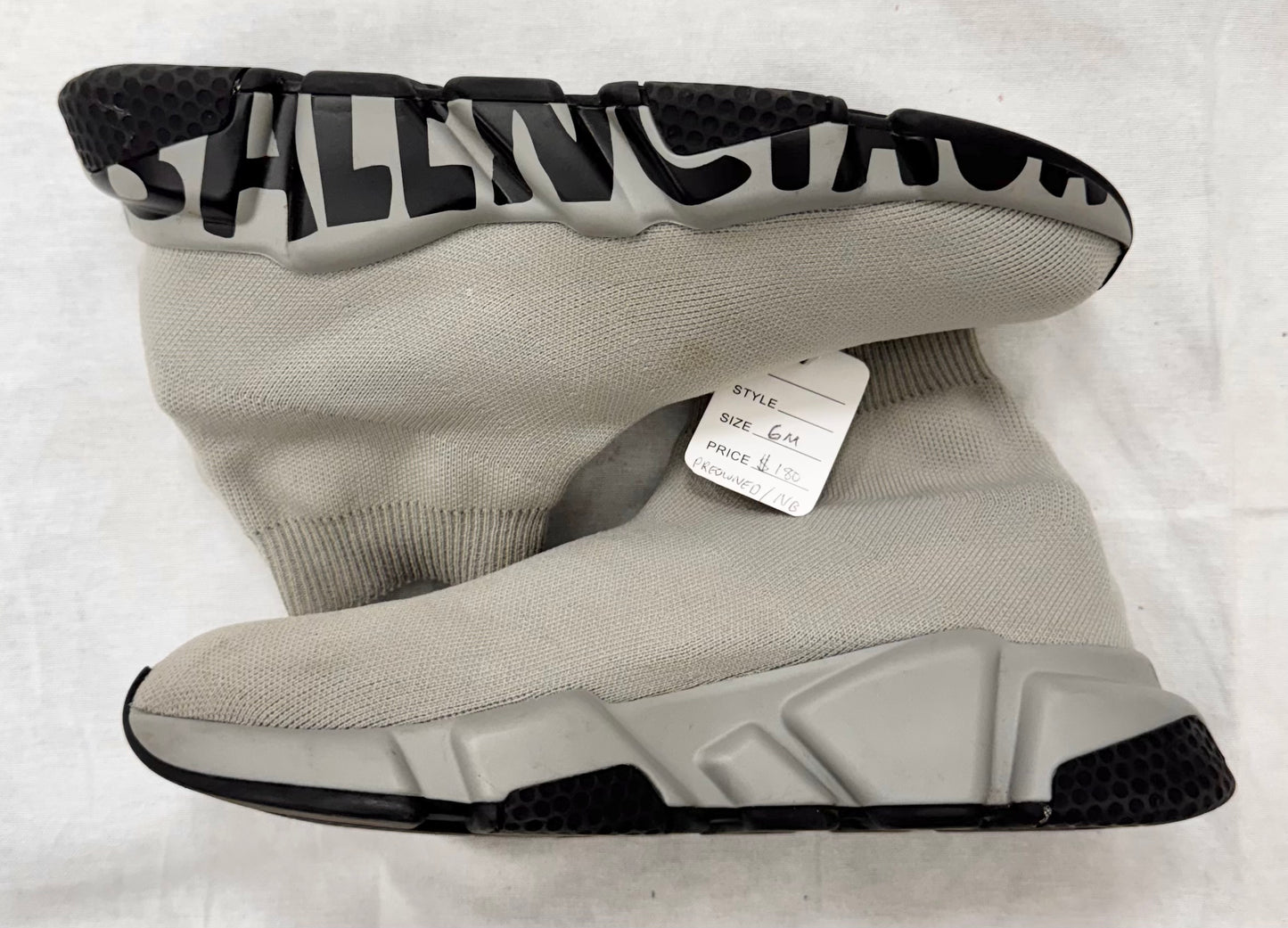 Balenciaga Speed Graffiti Gray Gray (Pre-Owned)