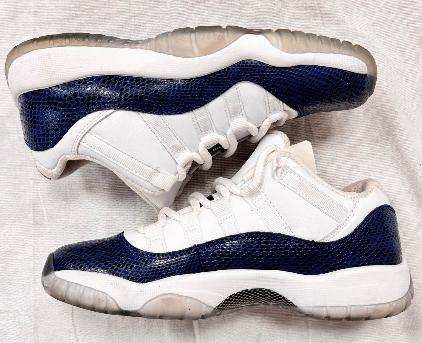 Jordan 11 Retro Low Snake Navy (2019) (GS) (Pre-Owned)