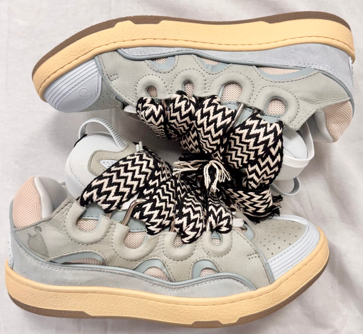 Lanvin Leather Curb Light Blue Gum (Women's) (Pre-Owned)