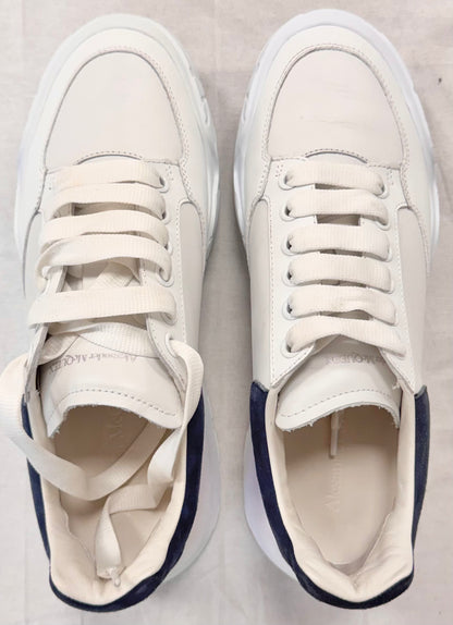 Alexander McQueen Oversized Court Trainer White Navy Pink (Women's) (Pre-Owned)