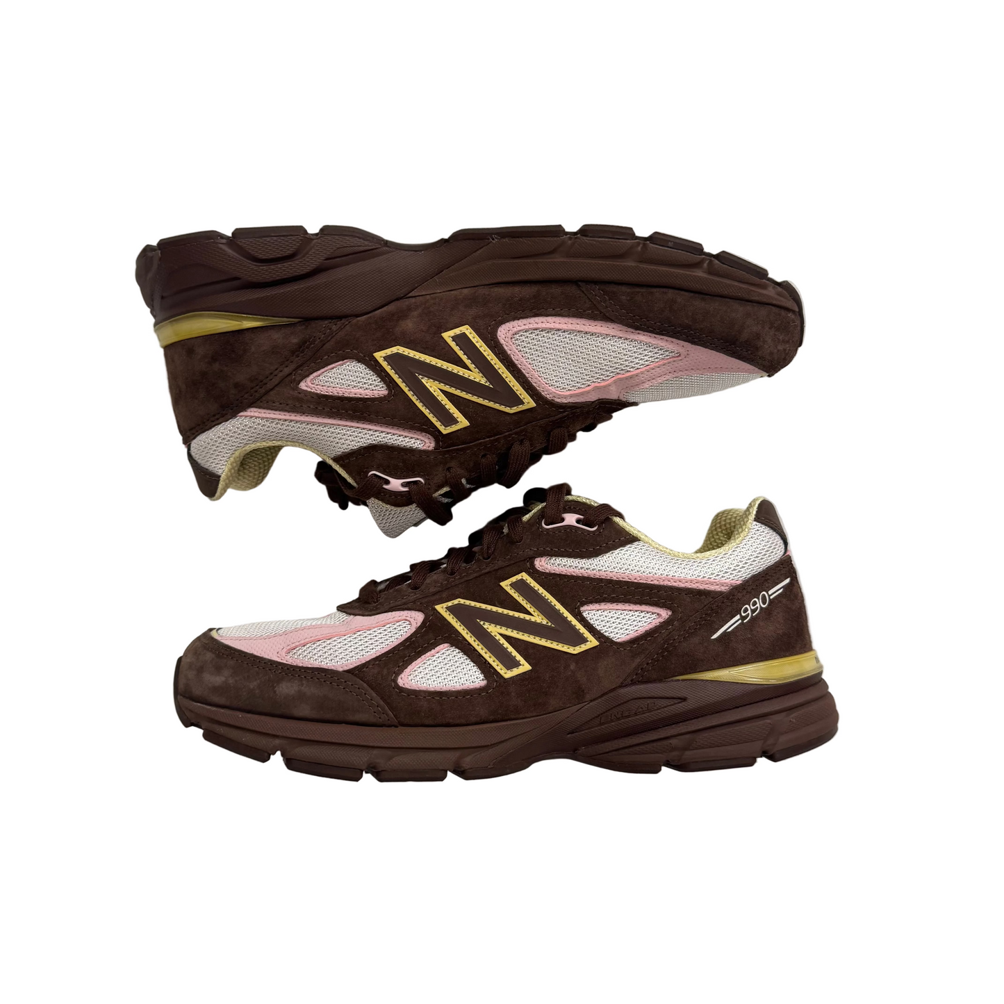 New Balance 990v4 MiUSA Pumpernickel Pink Chalk (Pre-Owned)