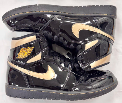 Jordan 1 Retro High Black Metallic Gold (2020 (Pre-Owned)