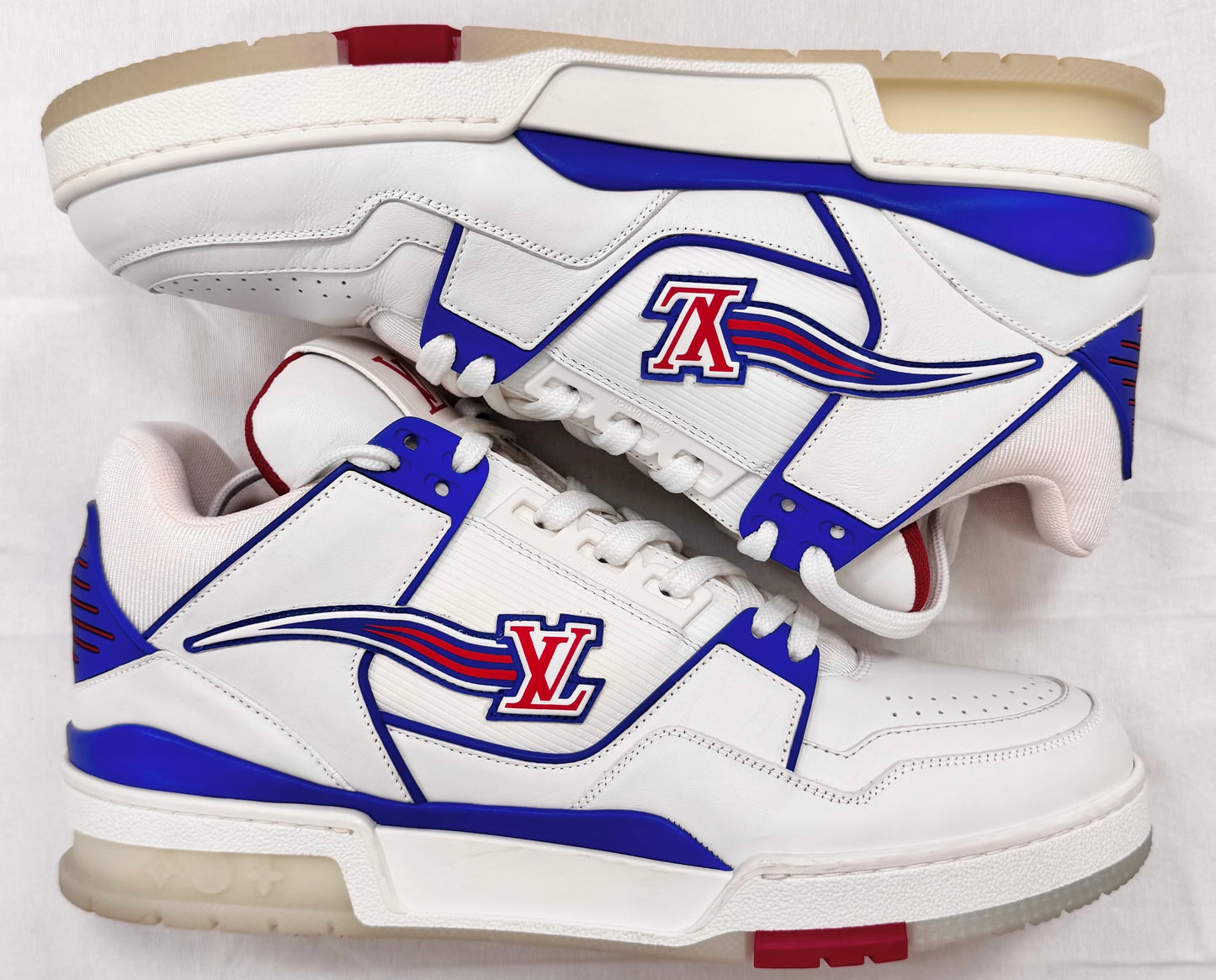 Louis Vuitton Trainer 'Red White Blue FW20' (Pre-Owned)