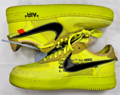 Nike Air Force 1 Low Off-White Volt (Pre-Owned)
