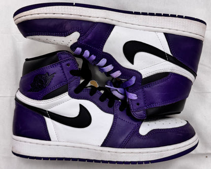 Jordan 1 Retro High Court Purple White (Pre-Owned)