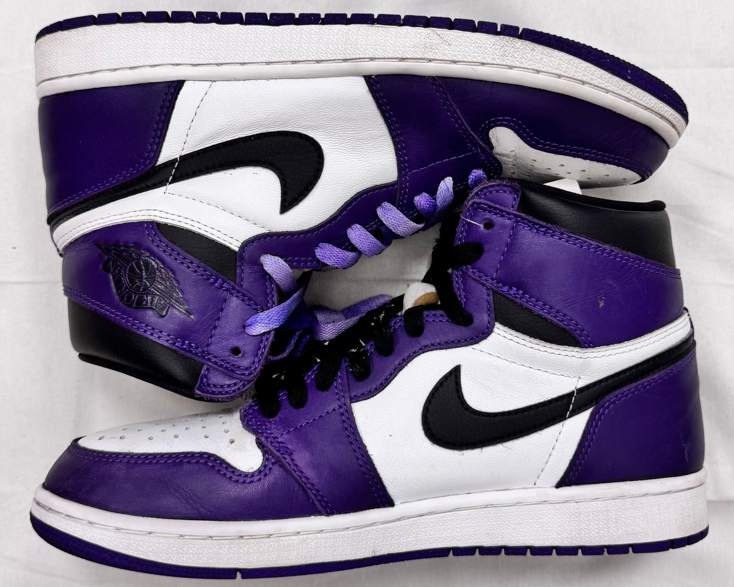 Jordan 1 Retro High Court Purple White (Pre-Owned)
