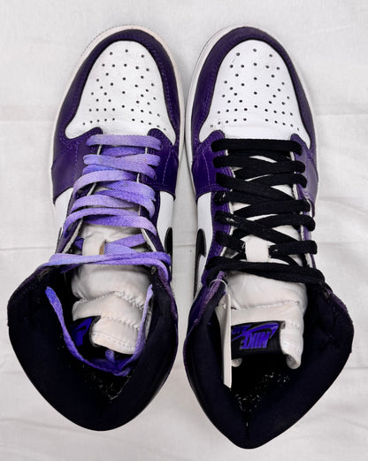 Jordan 1 Retro High Court Purple White (Pre-Owned)