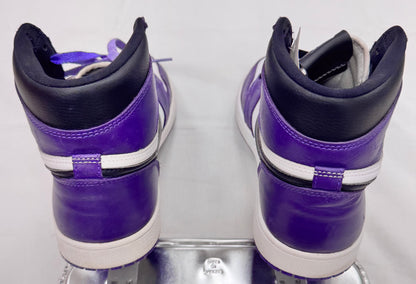 Jordan 1 Retro High Court Purple White (Pre-Owned)