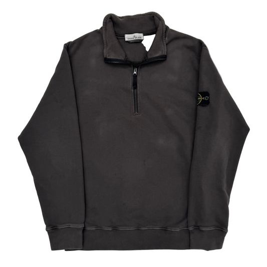Stone Island Stone Island Logo Patch Half-Zipped Sweatshirt (Pre-Owned)