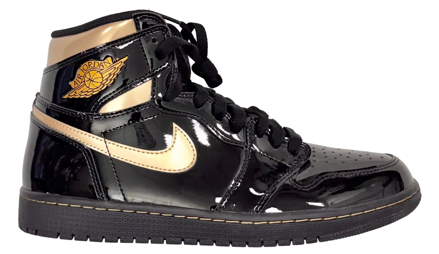 Jordan 1 Retro High Black Metallic Gold (2020) (Pre-Owned)