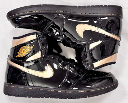 Jordan 1 Retro High Black Metallic Gold (2020) (Pre-Owned)