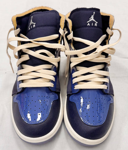Jordan 1 Mid SE Craft Obsidian French Blue Ashen Slate White (Pre-Owned)