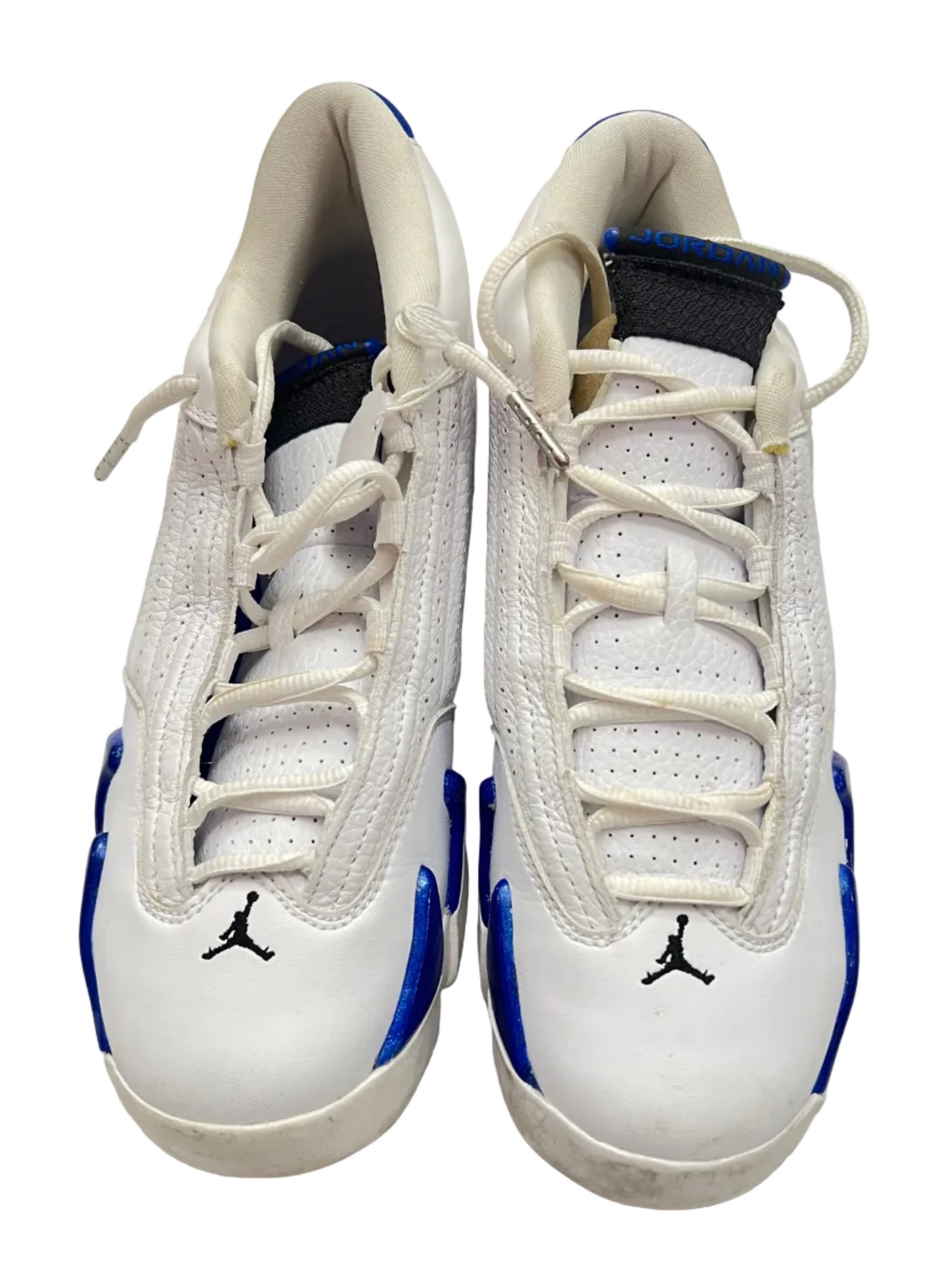 Jordan 14 Retro White Hyper Royal (GS) (Pre-owned)