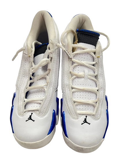 Jordan 14 Retro White Hyper Royal (GS) (Pre-owned)