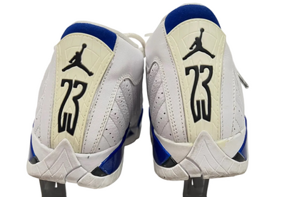 Jordan 14 Retro White Hyper Royal (GS) (Pre-owned)