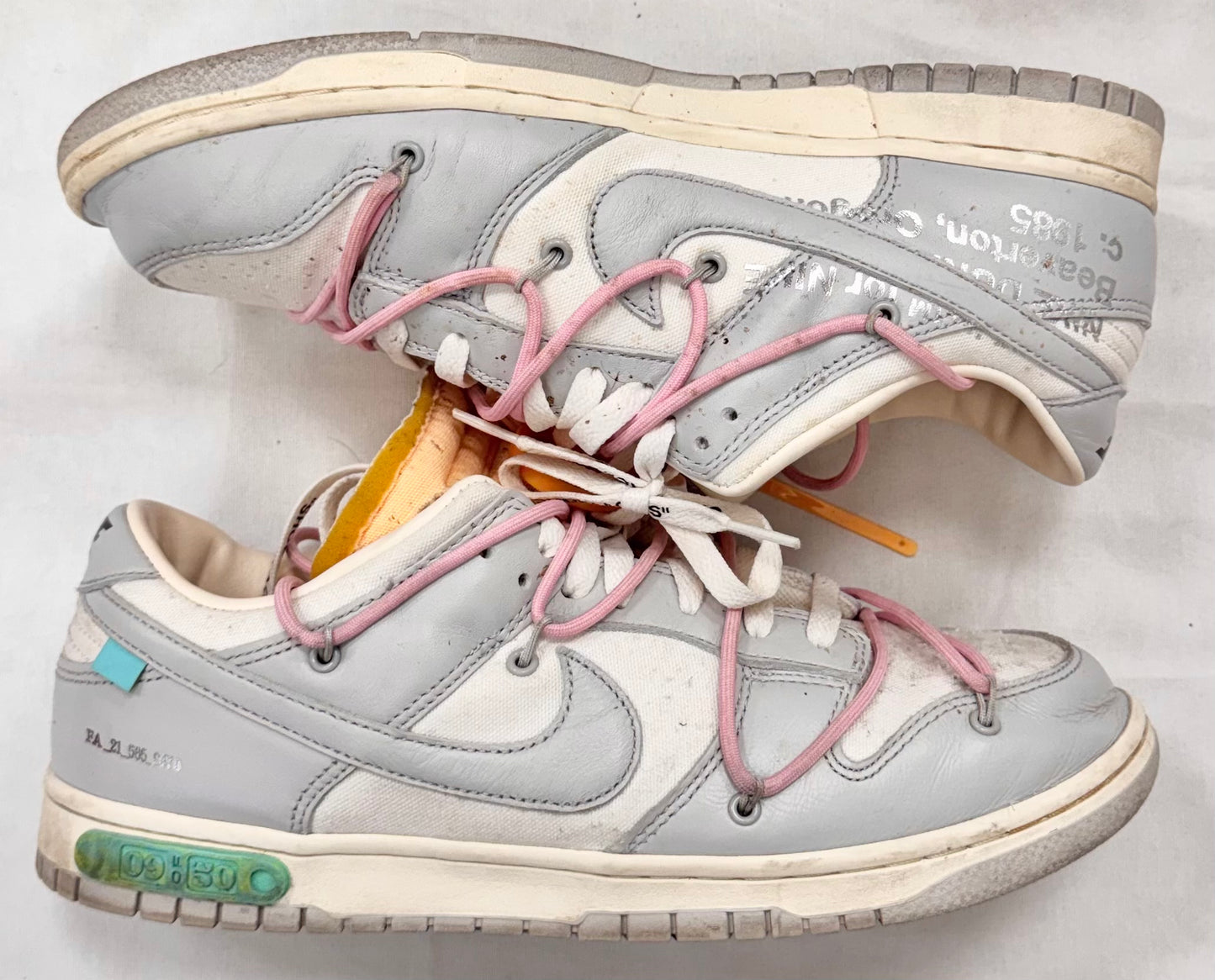 Nike Dunk Low Off-White Lot 9 (Pre-Owned)