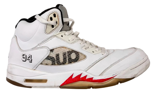 Jordan 5 Retro Supreme White (Pre-Owned)
