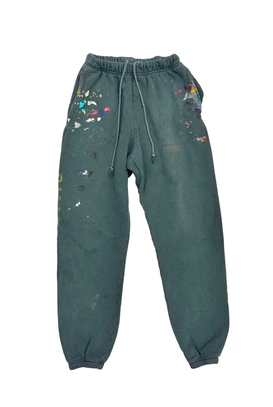Gallery Dept. Painted Property Sweatpants 'green' (Pre-Owned)
